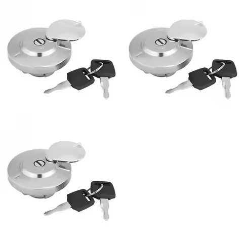 A90Q-3X Motorcycle Aluminum Fuel Tank Cap With 2 Keys Motorbike Gas Tank Cover For Honda Magna Shado