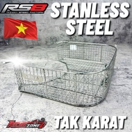 STAINLESS STEEL BAKUL LC135 V8 / Y15ZR/ LC135 V1 RS8 BAKUL STAINLESS STEEL Y15ZR SILVER/ BASKET Y15Z