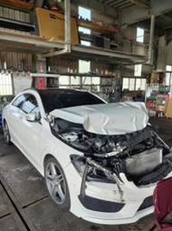 『佳興汽車』賓士 W117 CLA250 事故車維修 車頭零件 安全氣囊 鈑金烤漆 大樑校正 編程設碼 殺肉 二手零件