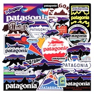 พร้อมส่ง!ไซส์ใหญ่ Camping outdoor Brand travel patagonia การตั้งแคมป์ adventure สติกเกอร์ สเก็ตบอร์ด 36ชิ้น sticker