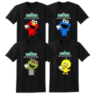 MYSTIQUE.ID - 123 SESAME STREET X HELLO KITTY T-SHIRT - CUTE, COOL AND AESTETIC TSHIRT