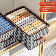 28L Foldable Fabric Storage Box Storage Box Storage Basket Houndstooth Fashion Clothes Put away misc