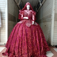 gamis syar i asdf Gaun Pengantin / Wedding Dress Model India Baju
