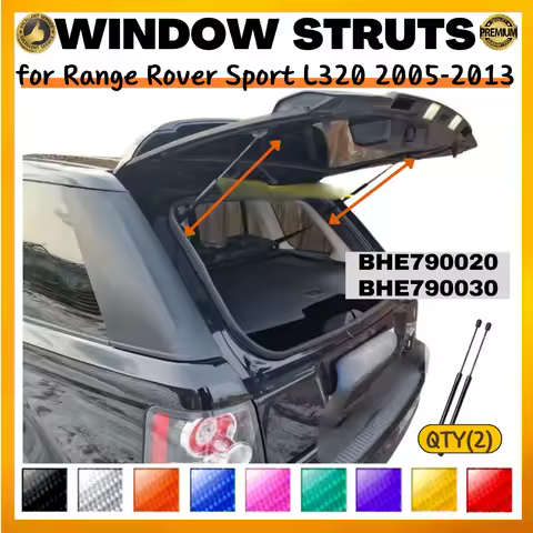 Qty(2) Rear Window Glass Struts for Range Rover Sport L320 LS 2005-2013 BHE790020 Lift Supports Gas