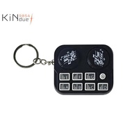 Mini Music DJ Keychain Musical Instrument Sound Button Toy Bag Pendant