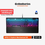 [Daaged Box] SteelSeries Apex 5 Hybrid Mechanical Gaming Keyboard