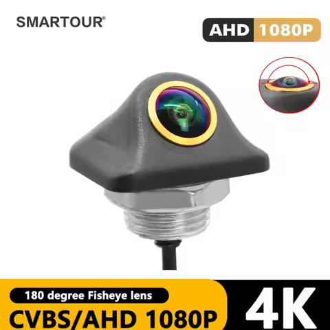 Smartour 4K Car Rear View Camera Universal Backup Parking Camera HD Night Vision Wide Angle Golden F