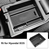 ABS Armrest Box Storage Boxes Case for Hyundai Ix35 Tucson ix 2010-2015 Accessories Car Styling