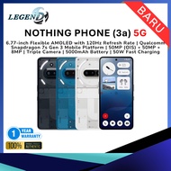 Nothing Phone 3a (12GB+256GB) Original Smartphone | 6.77" AMOLED 120Hz | Snapdragon 7s Gen 3