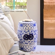New Chinese Style Ceramic Plum Bird Drum Stool MYBJ-00031 รูปภาพฤดูหนาว โซฟาในห้องนั่งเล่น บ้าน ไม่ม