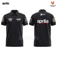 Polo shirt Tshirt Kaos Kerah Aprilia Racing Ixon Team Balap MotoGP