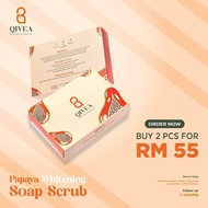 Qivea Papaya Whitening Soap Scrub [ 2 pcs ]