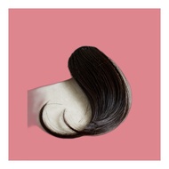 [daiso] See-Through Bang Tail Clip-In Fringe Wig (Brown), one size, 1pc / Korean Fringe Wig / Natura