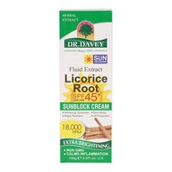 Dr. Davey Sunblock Cream SPF 45+ With Licorice Root - 100g.