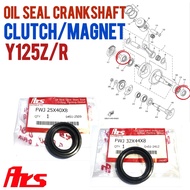 ARS OIL SEAL CRANK SHAFT CRANKSHAFT Y125Z Y125ZR ARS 32x44x8 25x40x8 CLUTCH MAGNET KIRI KANAN ENGINE