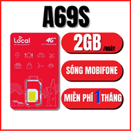 Sim 4G Mobi gói cước A69S MAX DATA MIỄN PHÍ THÁNG ĐẦU .CHƯA KÍCH HOẠT