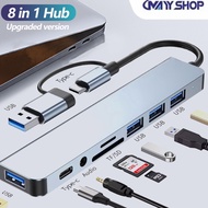 Importer 8 in 1 USB HUB 3 Type C to USB adapter Plug and play Type C to USB 3 Hdmi Pd 8 In 1 MM
