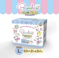 [ยกลังx3] Bambies Good Day ผ้าอ้อมเด็ก แบบกางเกง แบมบี้ส์ กู๊ดเดย์ (ไซส์ M-XXXL) ผ้าอ้อมแบบกางเกง แพ