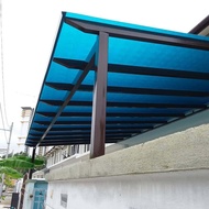 Awning POLYCARBONATE with basic installation (per SQFT) Polycarbonate Roof Pegola (Area Kuantan Only)