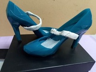United Nude 115 LO Res Pump Turquoise Rubber Lady Shoes #36 or 38 女裝高跟鞋 水晶膠湖水藍