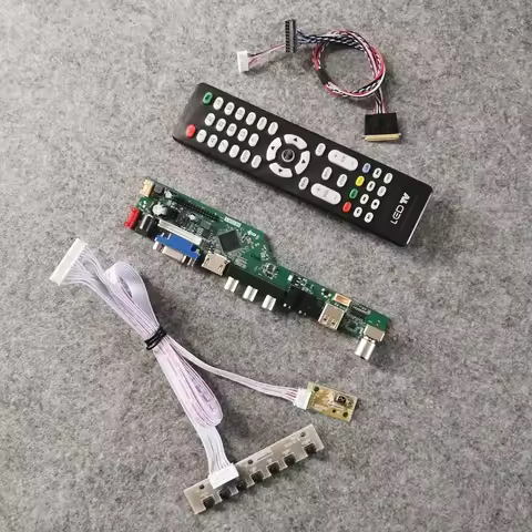 Universal Controller Board Fit LP156WF1/LP156WF2/LP156WF4 Monitor 40-Pin LVDS 1920*1080 DIY Kit Scre