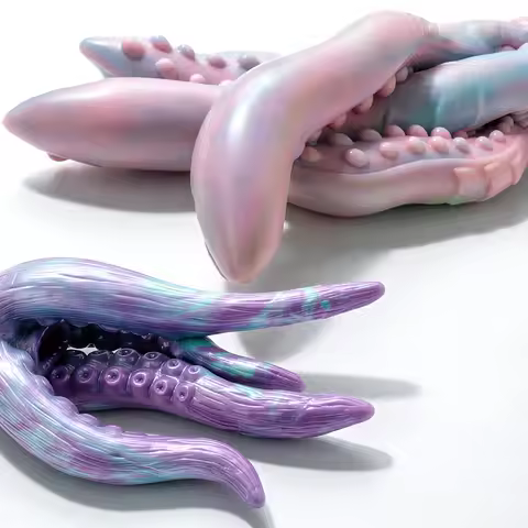 GEEBA Fantasy Tentacles Design Soft Silicone Masturbator For Men18+ Realistic Vagina Men's Onahole P