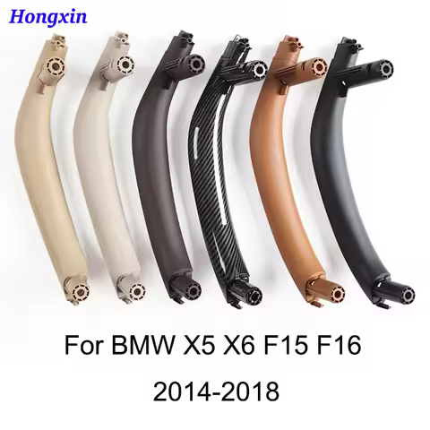 F15 F16 LHD RHD Upgraded Interior Passenger Door Handle Inside Trim Replacement for BMW X5 X6 F15 F1