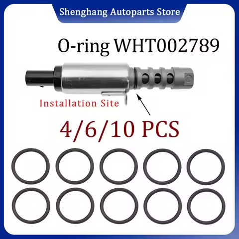 4/6/10x WHT002789 Engine Variable Valve Timing Solenoid Gasket O-ring Size 14.8*1.9 For Audi A4 A6 A