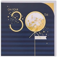 Clintons: 30th Birthday Card - 30th Milestone - 11cm x 15cm