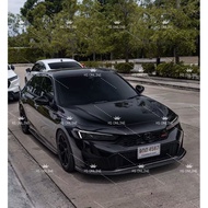 Civic FE 2025 Facelift Bumper Thailand Original Tonake V3 Front Lips Lip Front Diffuser PP material 