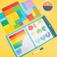 Magnetic Fraction Study Book Fraction Learning Base Lower Grade Math Nuclear Denominator Operation C