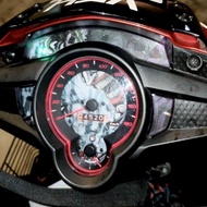 LCV6 (2 of 2) SILA CEK METER ANDA SEBELUM BELI LCV6 LC135 V6 (RED METER) Sticker CUSTOM DESIGN CHAT 