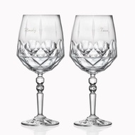 (一對價)660cc【義大利RCR】Alkemist 鑽石燦光婚禮水晶紅酒對杯