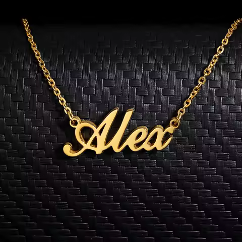 Handmade Any Custom Name Necklace Women Men Jewelry BFF Personalized Handmade Necklaces Choker Gift 
