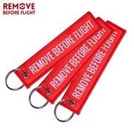 1PCS Aviation Commemorative Keychain Gift: REMOVE BEFORE FLIGHT