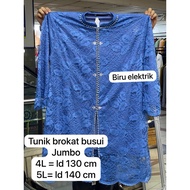 Set kebaya tunik jumbo / Tunik brukat jumbo / Stelan kebaya tunik / Kebaya tunik brokat payet jumbo