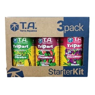 GHE/Terra Aquatica Tripart Flora Soft Water 3 x 500ml (Full Spectrum Mineral Nutrient NPK Fertilizer