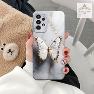 Softcase Samsung A23 - rajacase - Casing Samsung A23 - Motif case Butterfly - Samsung - Softcase Sam