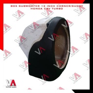 Box Sudut box subwoofer Bahan MDF 18mm Subwoofer Audio Mobil 12 Inch