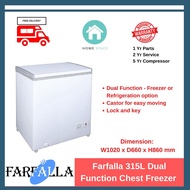 Farfalla Dual Function Chest Freezer (315L)