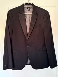 H&M黑色禮服男西裝外套