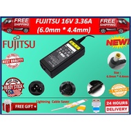 Fujitsu 16V 3.36A (6.0mm x 4.4mm)For Lifebook S Series S-5582,Stylistic 1000,1200,2300 Series Adapter  🎁Free Gift🎁