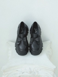 BUBBLES 黑色蝴蝶結厚底增高鞋借tag：地雷系 量產型 清楚系 dearmylove lizlisa HoneyCinnamon noemie SecretHoney AnkRouge jami