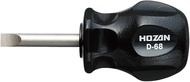 Hozan D-68 Stubby Driver, Easy to Use in Deep Narrow Areas, Total Length 3.3 inches (83 mm), Tip Siz
