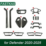 Carbon fiber interior kit for Land Rover Defender 90 110 2020-2025 Central control decorative access