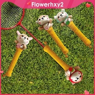 [Flowerhxy2] Badminton Racket Animal Shock Absorbing Racket Grip Cover