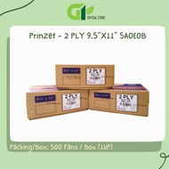 [GY Office] PrinZet - 2 PLY 9.5"X11" 5A0E0B - 500's/500Fans A4 Computer Form - PRINZET Computer Pape