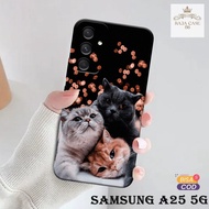 Latest Samsung Galaxy A25 5G Case - Rajacase - Samsung A25 5G casing - Cats case Motif - Cellphone p