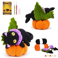 Halloween Crochet Kit for Beginners Crochet Starters Kit Adult Complete Craft Knitting Kit with Croc