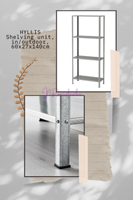 HYLLIS Shelving unit in/outdoor 60x27x140cm